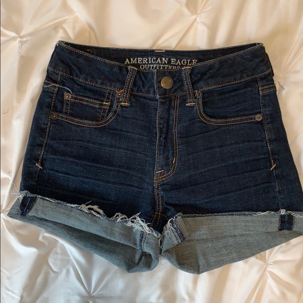American Eagle mid-rise Jean shorts